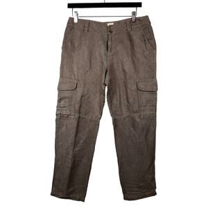 J. Crew Brown Ankle Cargo Pants